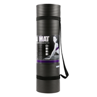 HMS Tapis de Yoga - Noir - 12 mm