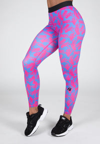 Colby Leggings - Blue/Rose