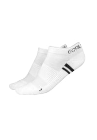 Gorilla Wear Quarter Socks 2-Pack - Blanc
