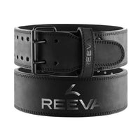 Reeva Ceinture de Musculation en Cuir - Noir