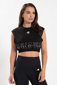 Gorilla Wear Albion Oversized Crop Top - Noir