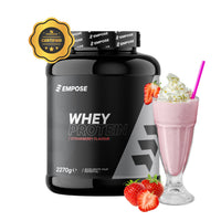 Empose Nutrition Whey Protein - Poudre de protéine - Fraise - 2270g