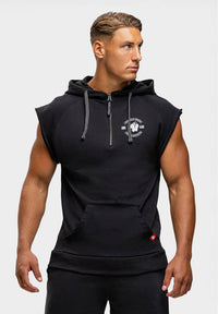Gorilla Wear Huntley Hoodie Sans Manches - Noir