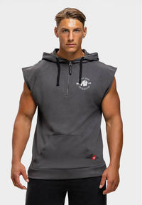Gorilla Wear Huntley Hoodie Sans Manches - Gris