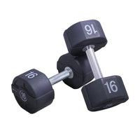 Lifemaxx Ronde PU Dumbbell Set - 2 x 20 kg - Hoofdafbeelding