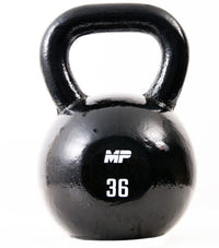 Muscle Power Kettlebell en fonte - Noir - 36 kg