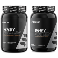 Empose Nutrition Combi-Deal - Whey Protein - Caramel Salé / Cookies & Cream