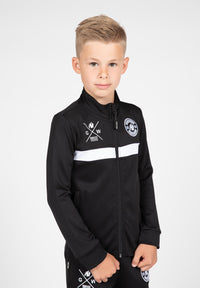 Gorilla Wear Vernon Kids Veste d'entraînement - Track Jacket - Noir