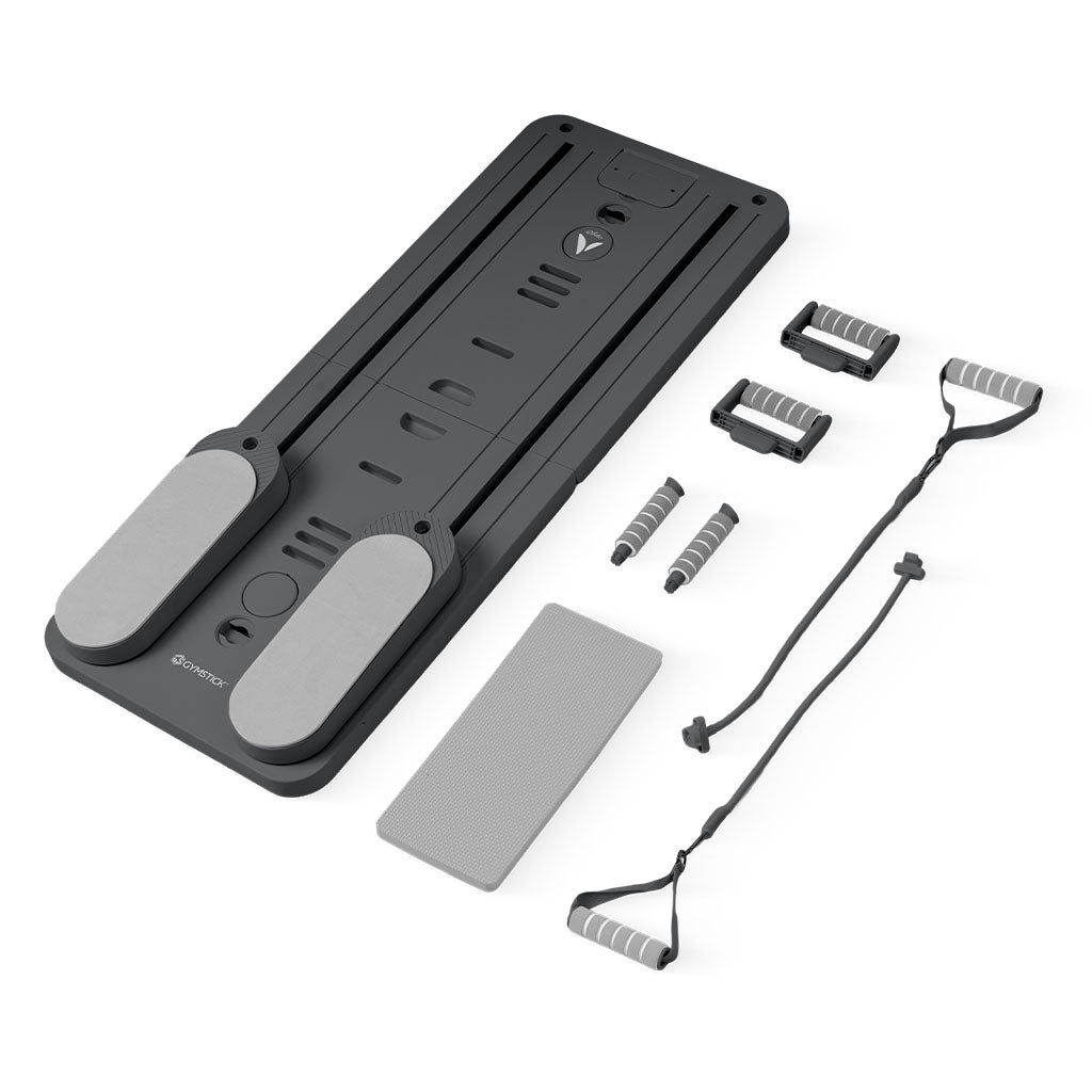 Gymstick Pilates V Reformer Board - Zwart/Black Rose