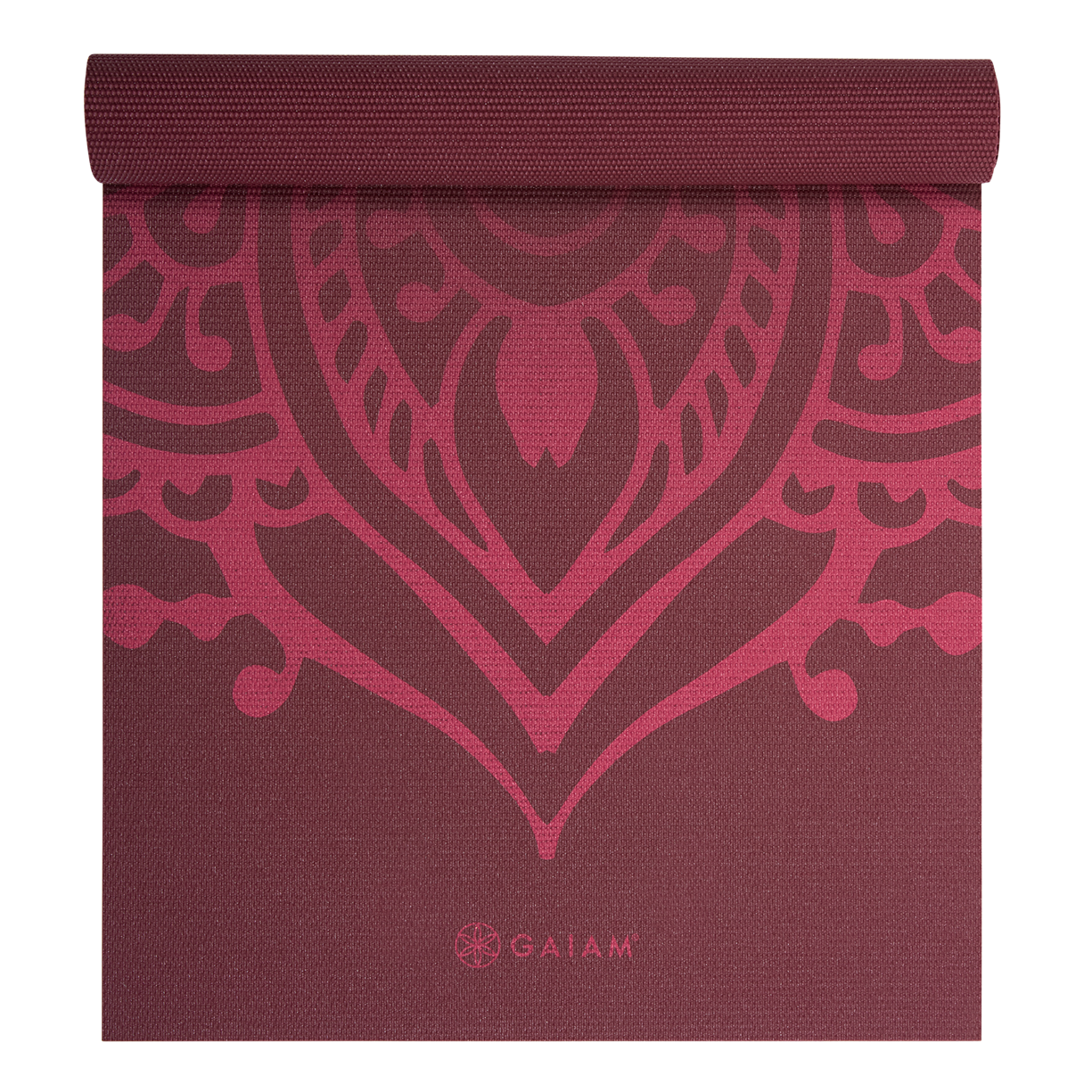 Gaiam Tapis de Yoga - Cherry Sundial Layers - 5 mm