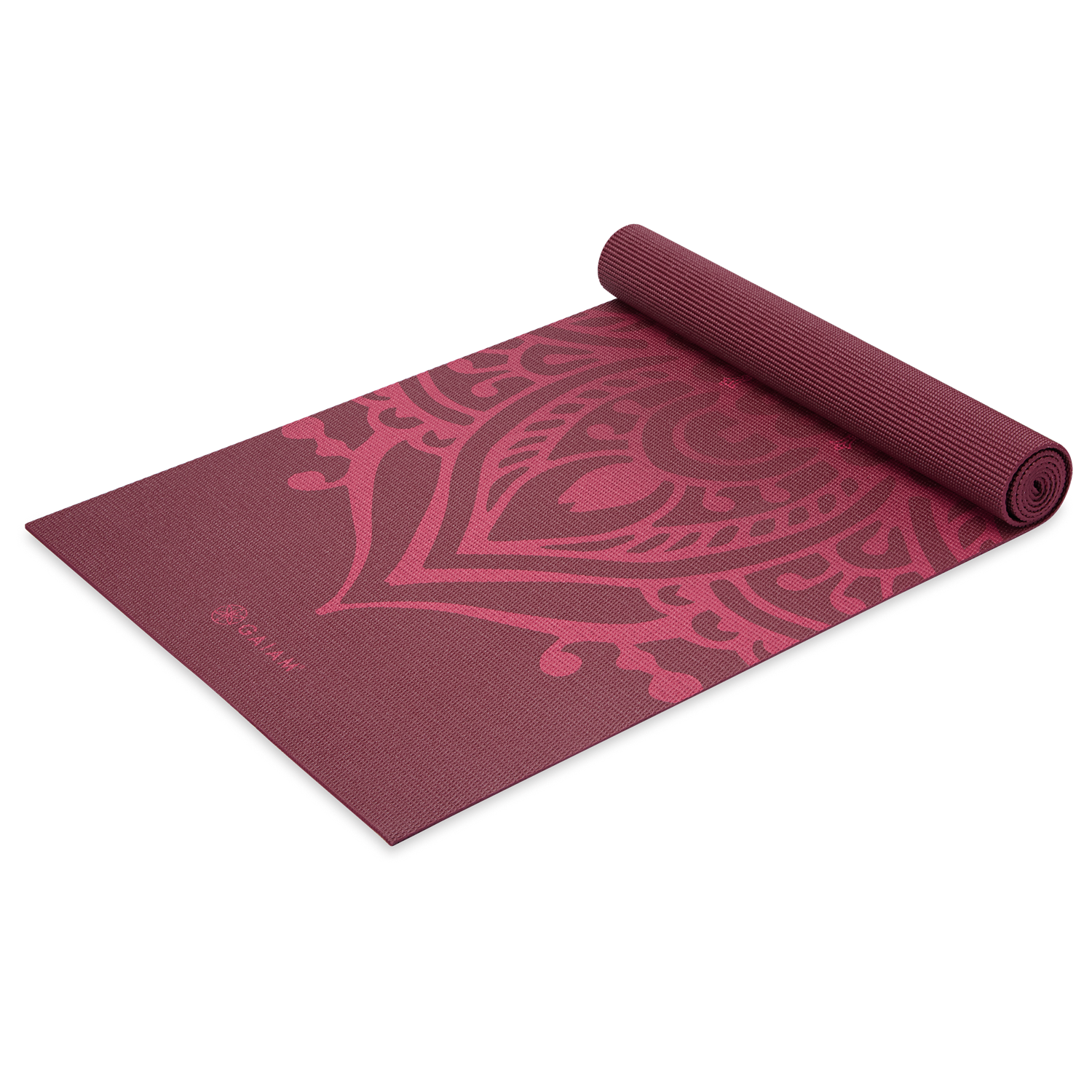 Gaiam Tapis de Yoga - Cherry Sundial Layers - 5 mm