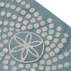 Gaiam Chaussettes de Yoga Antidérapantes - Iceberg