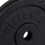 Disque de musculation en fonte VirtuFit - Poids pour haltère - 30 mm - 5 kg - Noir - Seconde chance