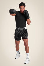 Gorilla Wear Tacoma Fighting Shorts - Noir/Blanc