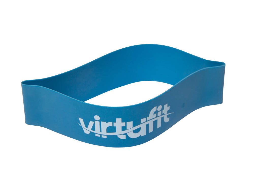 VirtuFit Mini Band - Bande de résistance - Fitness Elastique - Solide - Bleu - Tweedekans
