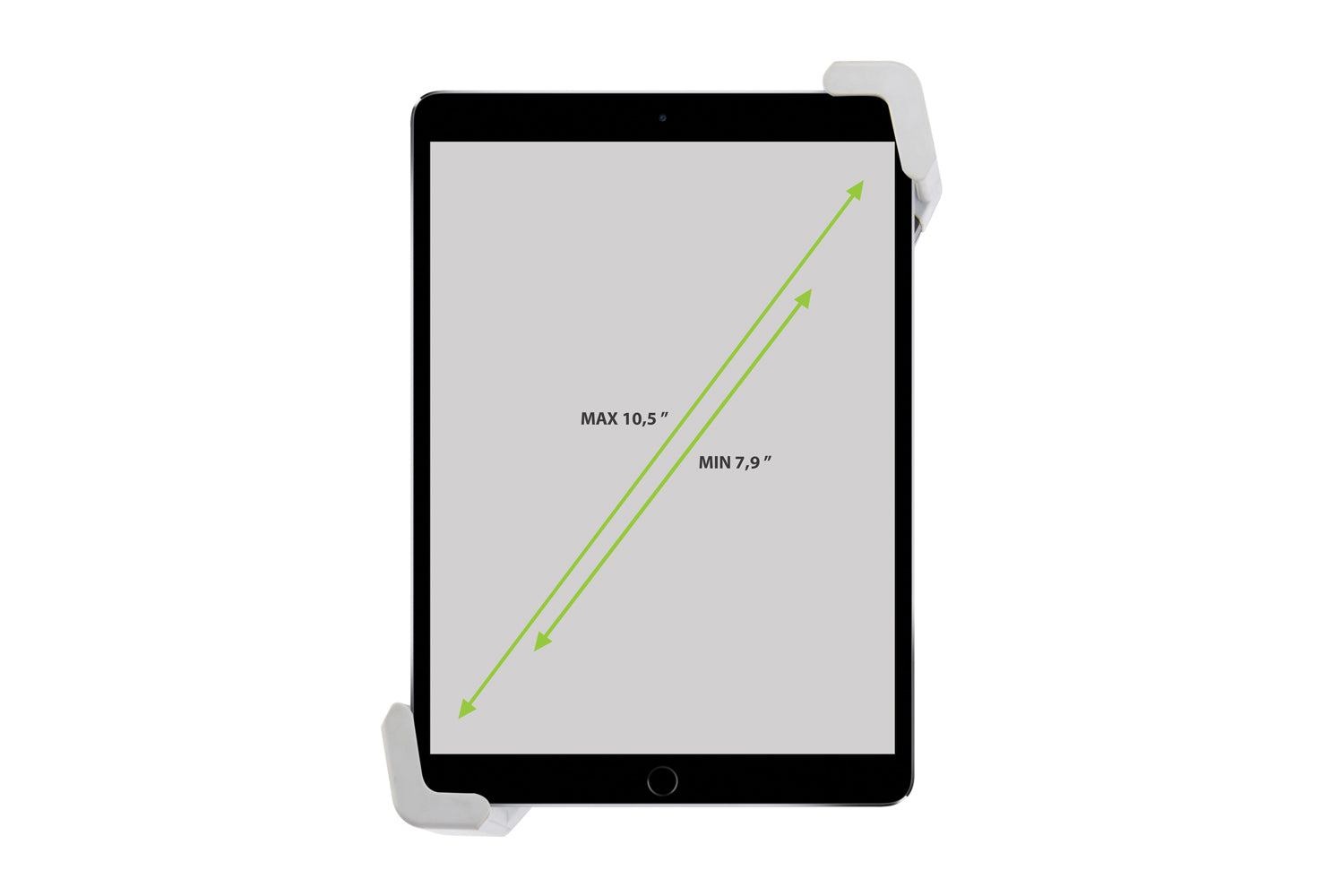 VirtuFit Support universel réglable pour tablettes d'appareils de fitness - Noir/Gris