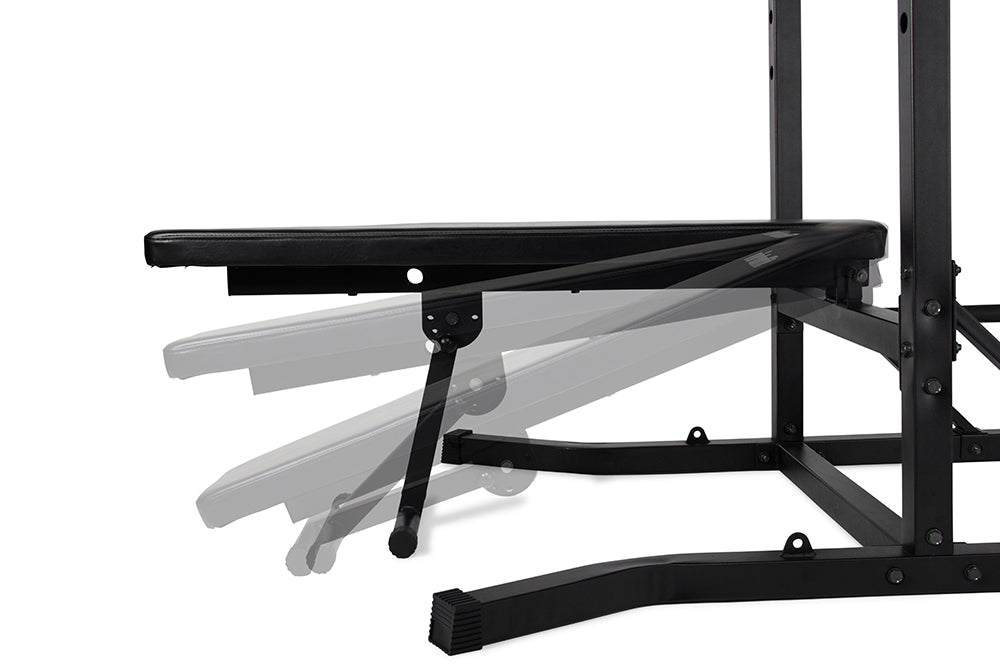Virtufit Power Tower Deluxe met Fitnessbank - Tweedekans