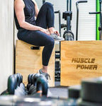 Muscle Power Wooden Plyo Box