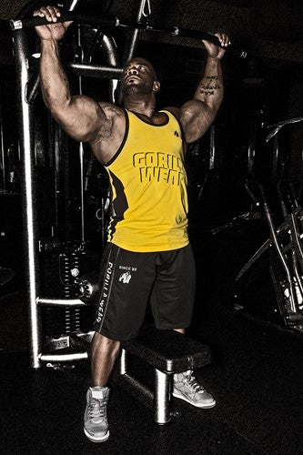 Gorilla Wear Functional Mesh Shorts - Zwart/Rood
