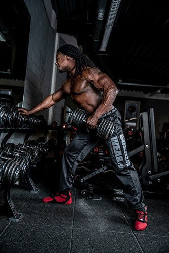 Gorilla Wear Logo Mesh Pants - Noir