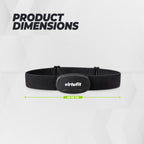 Ceinture de fréquence cardiaque universelle VirtuFit 5,3 kHz