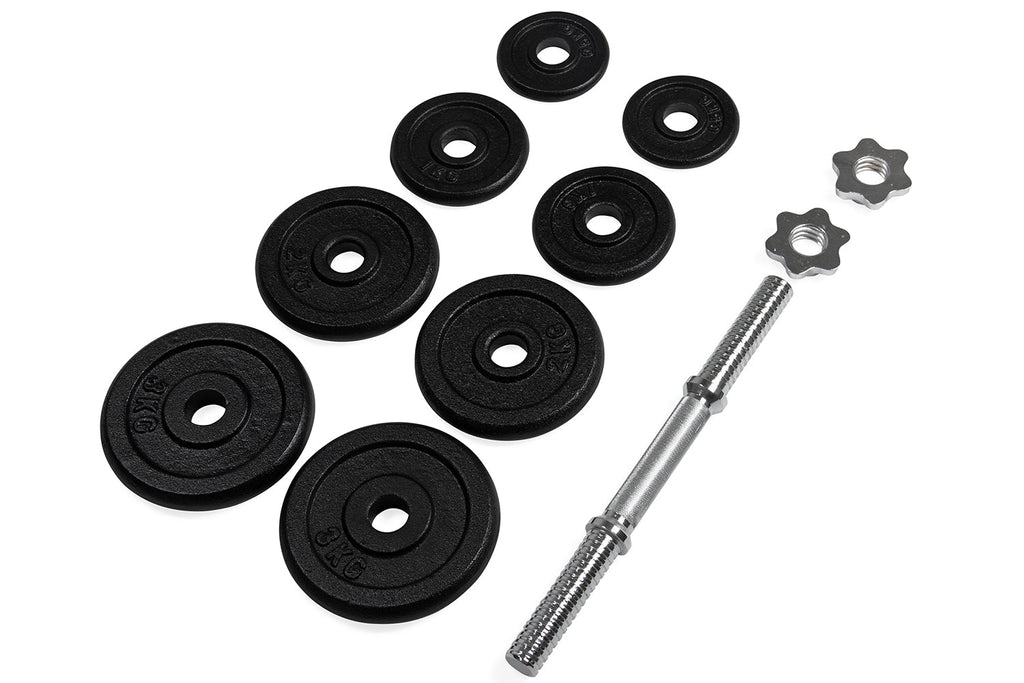 VirtuFit Adjustable Dumbbell Set Pro - Ensemble d'haltères - Fonte - 1 x 15 kg - Tweedekans