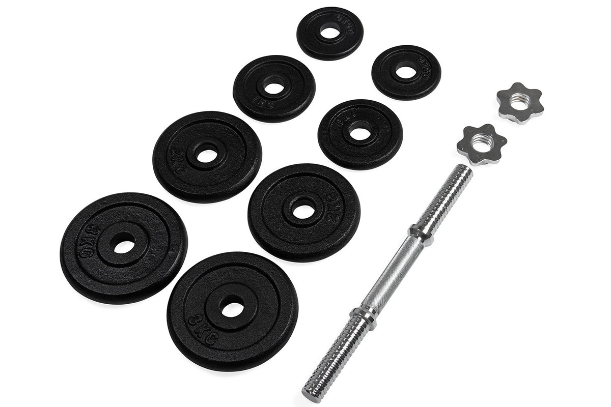 VirtuFit Adjustable Dumbbell Set Pro - Ensemble d'haltères - Fonte - 1 x 15 kg - Tweedekans