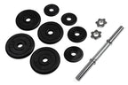 VirtuFit Verstelbare Dumbbellset Pro - Halterset - Gietijzer - 1 x 15 kg