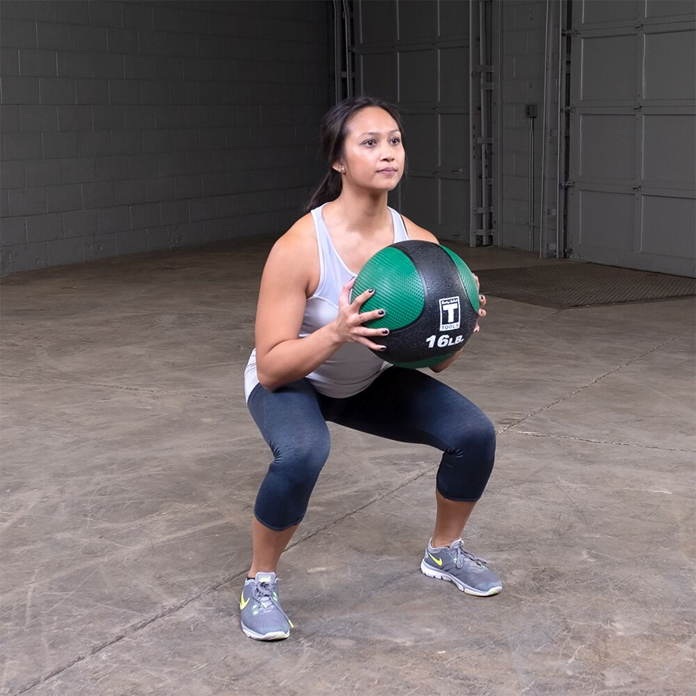 Body-Solid Medicine Ball - Medicine Ball - Bleu - 4.5 kg