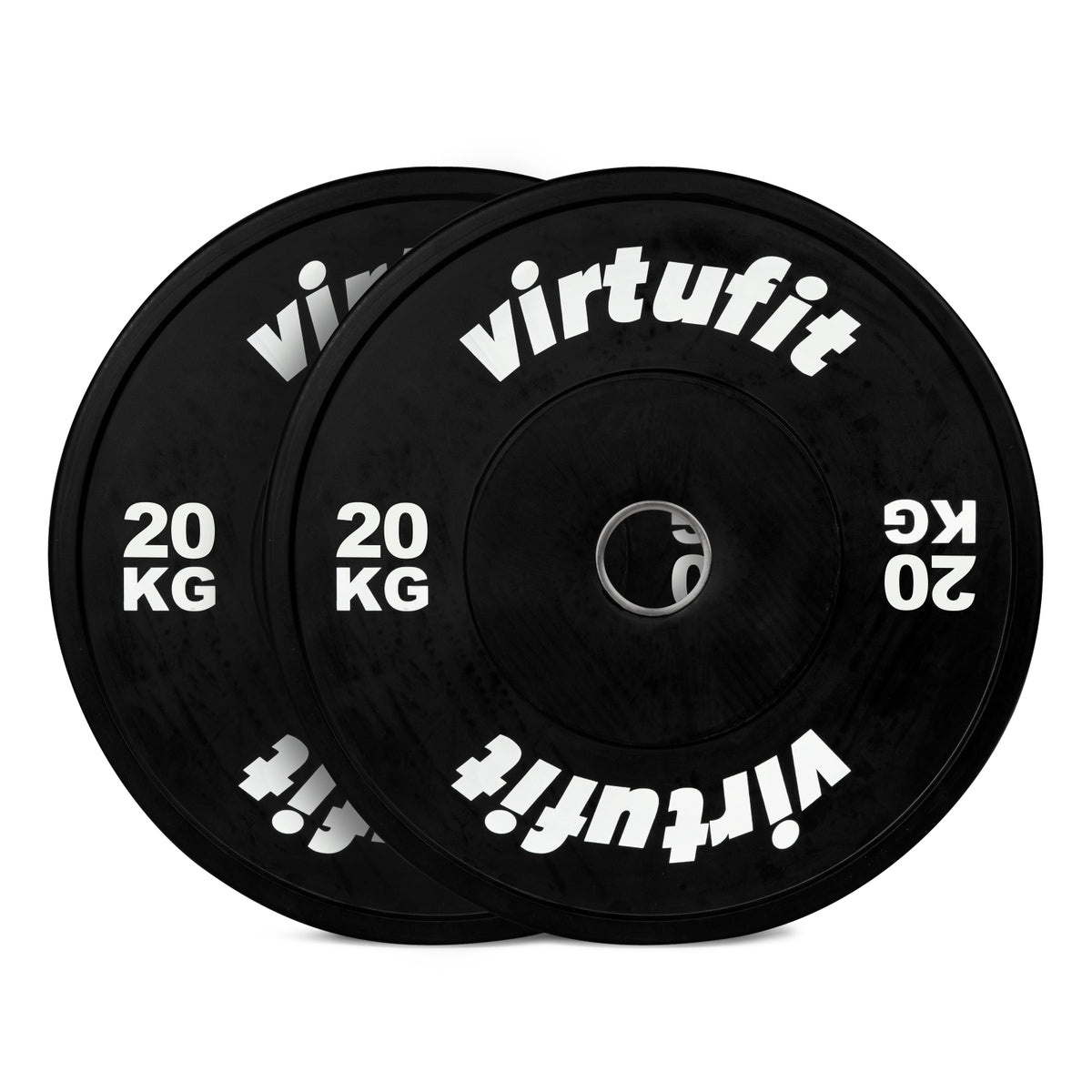 VirtuFit Bumper Plate Set - Olympische Halterschijven van Rubber - 100 kg