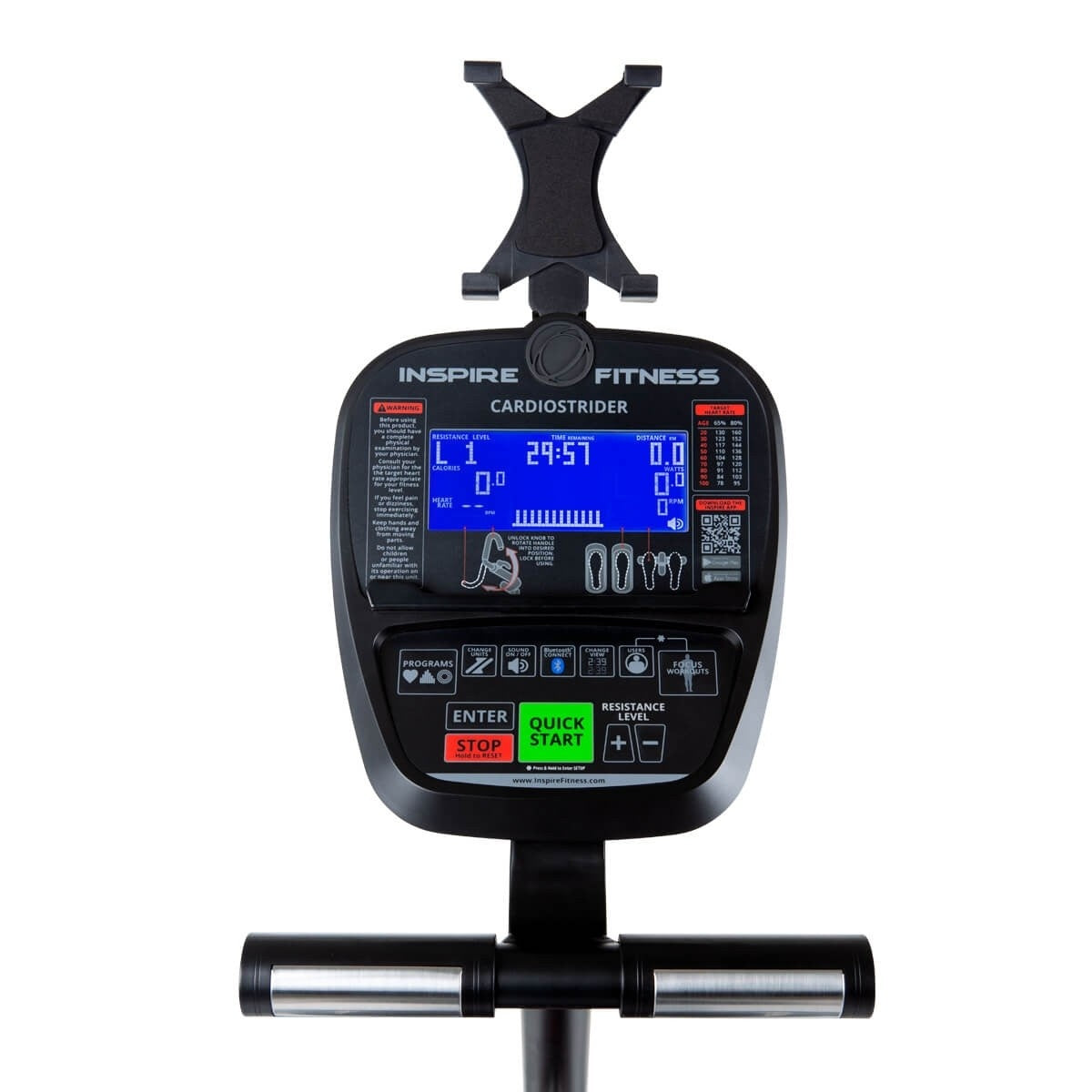 Inspire Maximum CS3.1 Cardio Strider - Vélo Elliptique/Couché