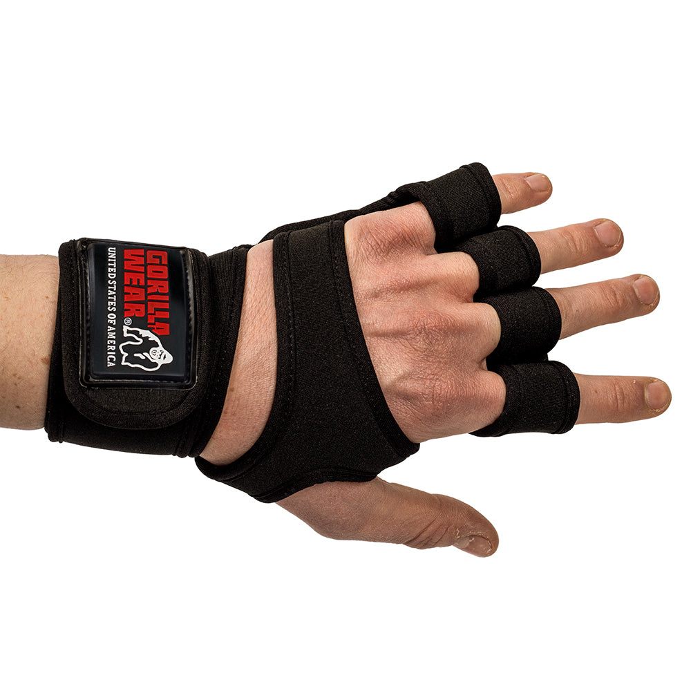 Gorilla Wear Yuma Weight Lifting Workout Gloves - Noir