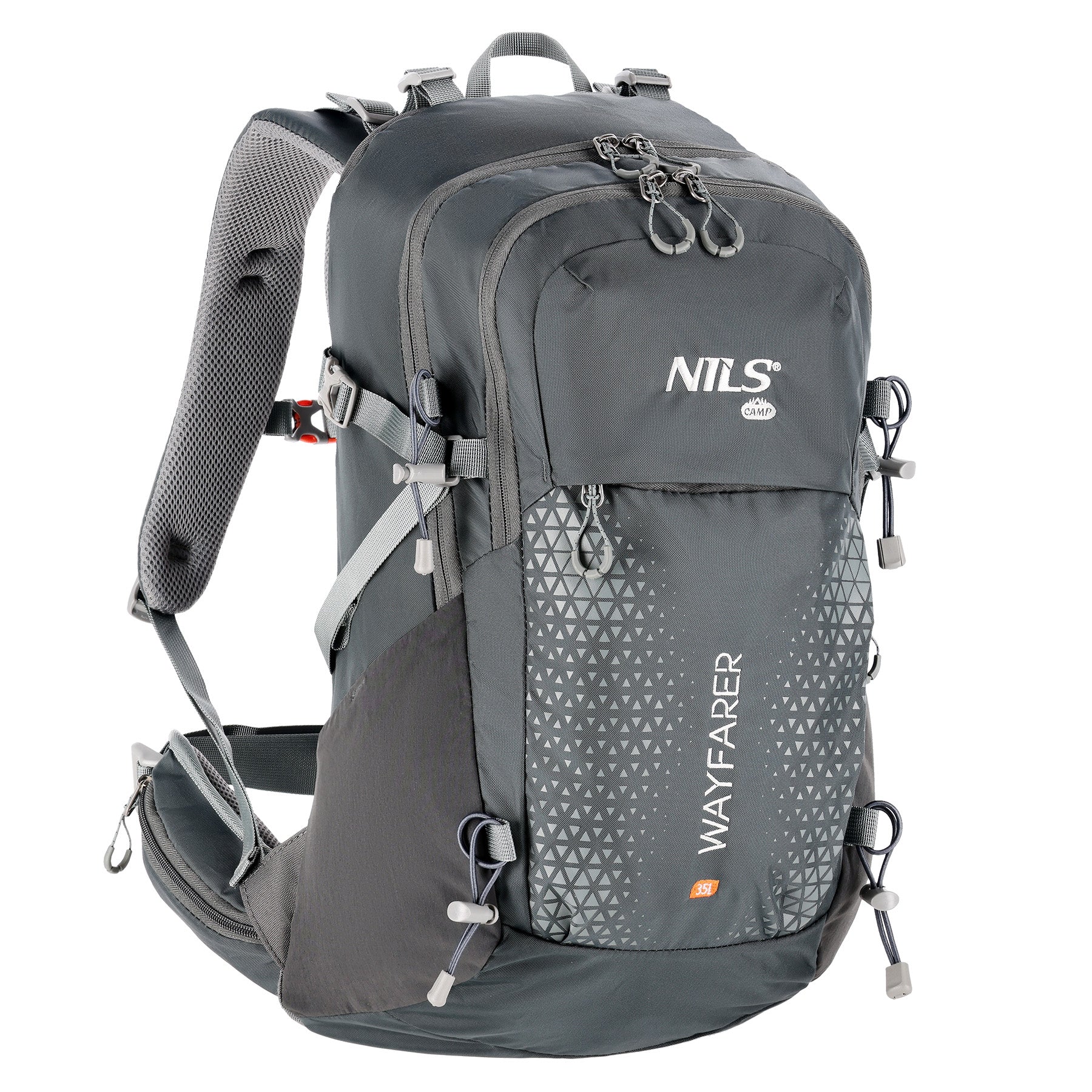 NILS Camp Wayfarer Rugzak - Grijs - 35L