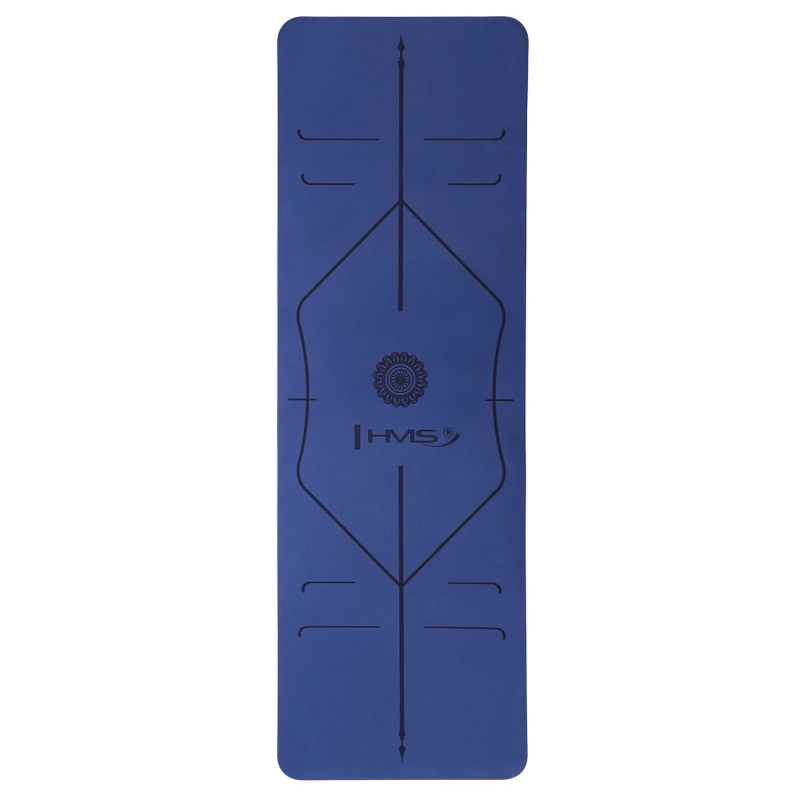 HMS Yoga Mat - Donkerblauw - 12 mm