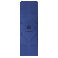 HMS Yoga Mat - Donkerblauw - 12 mm