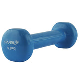 HMS Gietijzeren Dumbbell met Vinyl Coating - 0,5 kg - Hoofdafbeelding