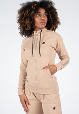 Gorilla Wear Marion Vest met Capuchon - Beige - Hoofdafbeelding