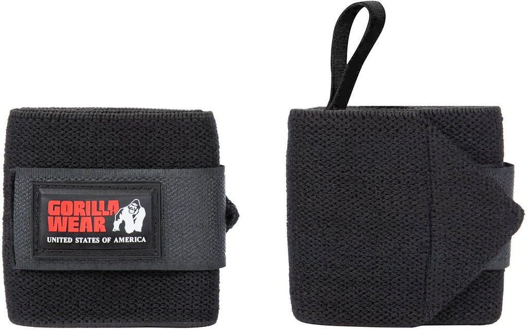 Gorilla Wear Wrist Wraps BASIC - Noir/Rouge