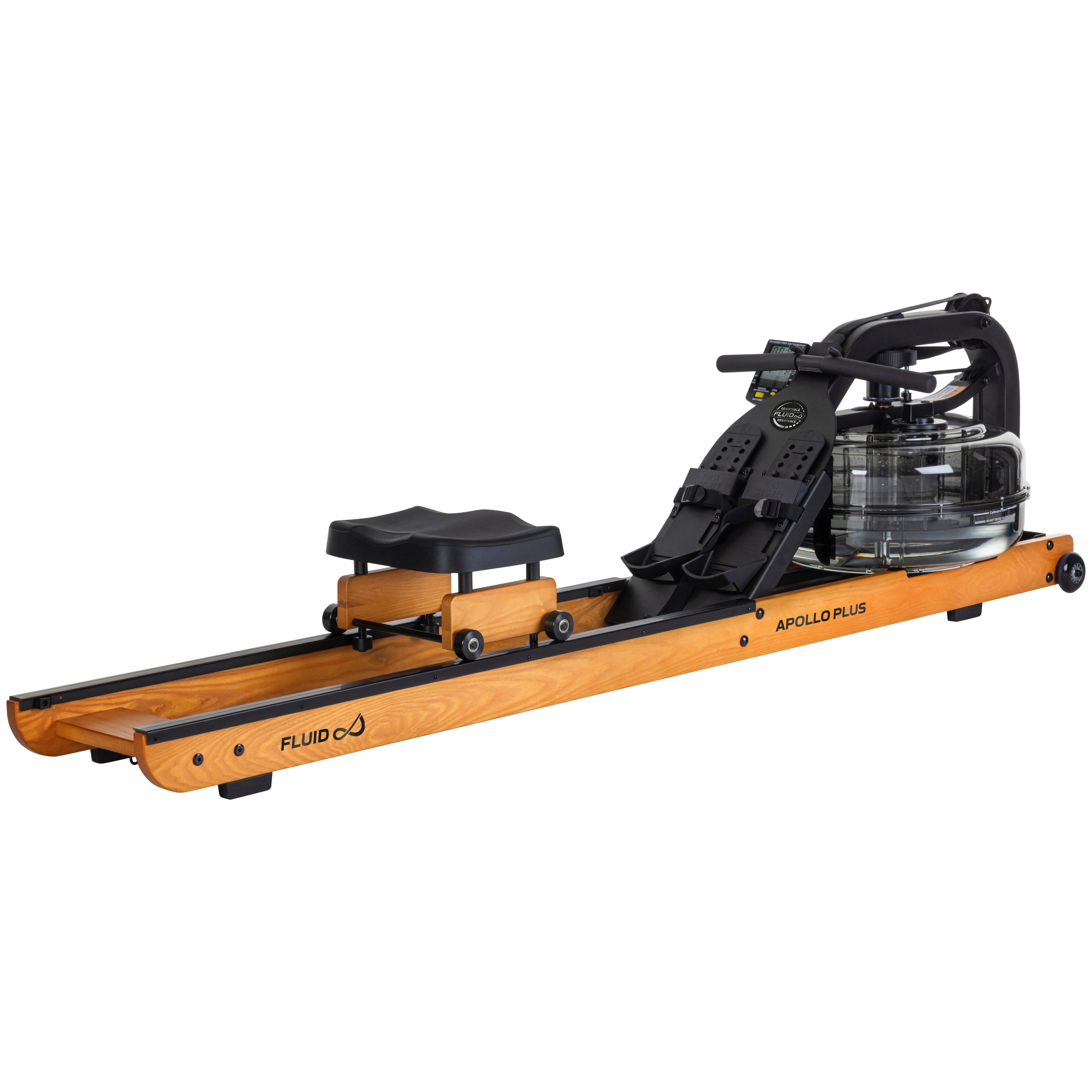 Fluid Rower Apollo Plus Roeitrainer - Licht Eiken
