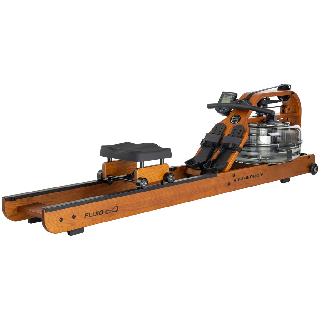 Fluid Rower Viking Pro V Rameur - Chêne Foncé