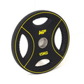 Muscle Power PU 4-Grip Weight Plate - 50 mm - 15 kg