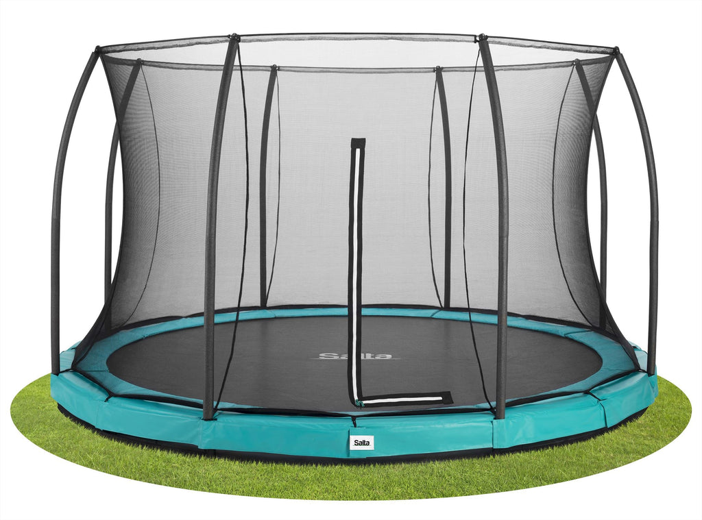 Salta Comfort Edition Ground Trampoline met Veiligheidsnet - 366 cm - Groen