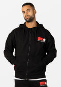 Gorilla Wear Classic Oversized Sweat à capuche zippé - Noir