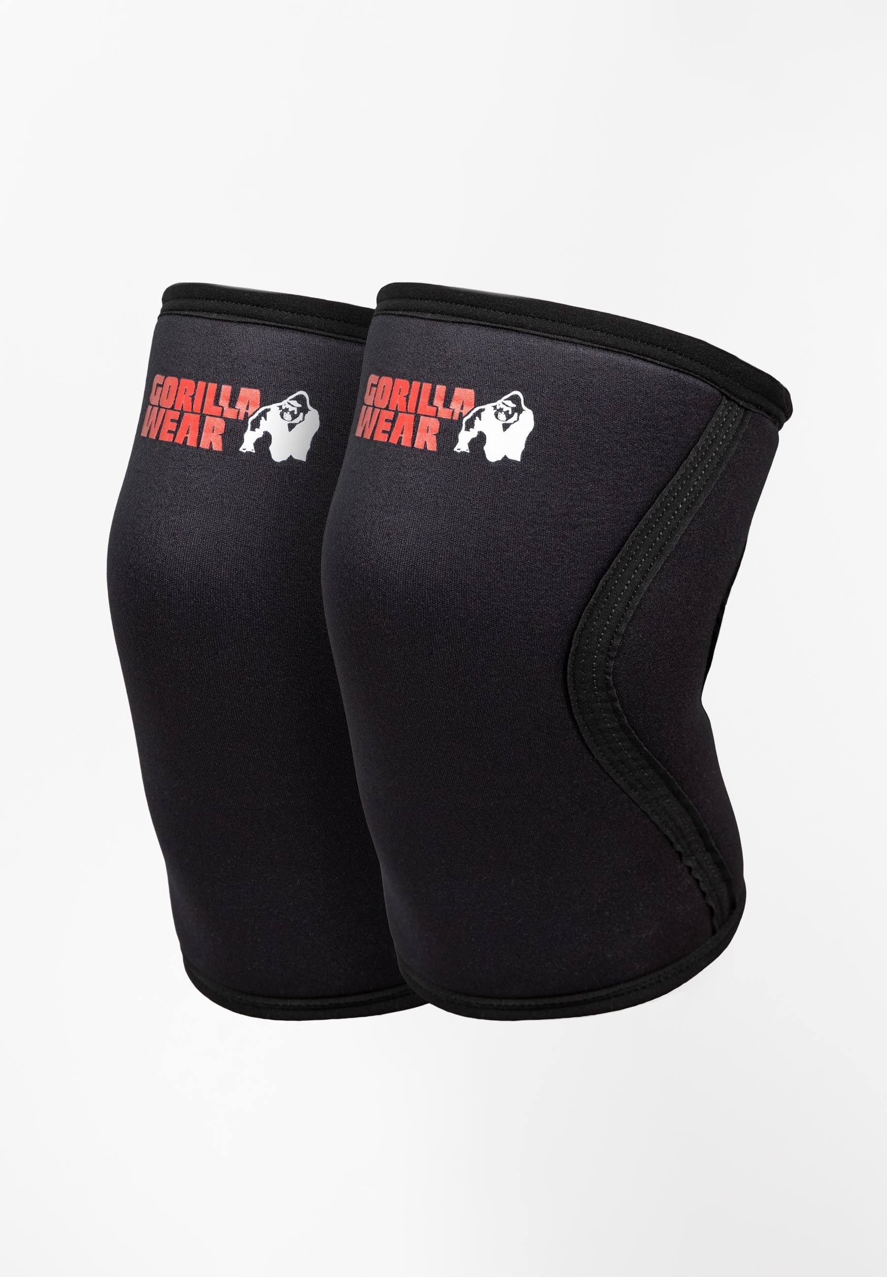 Gorilla Wear Knee Sleeves - 7mm - Noir