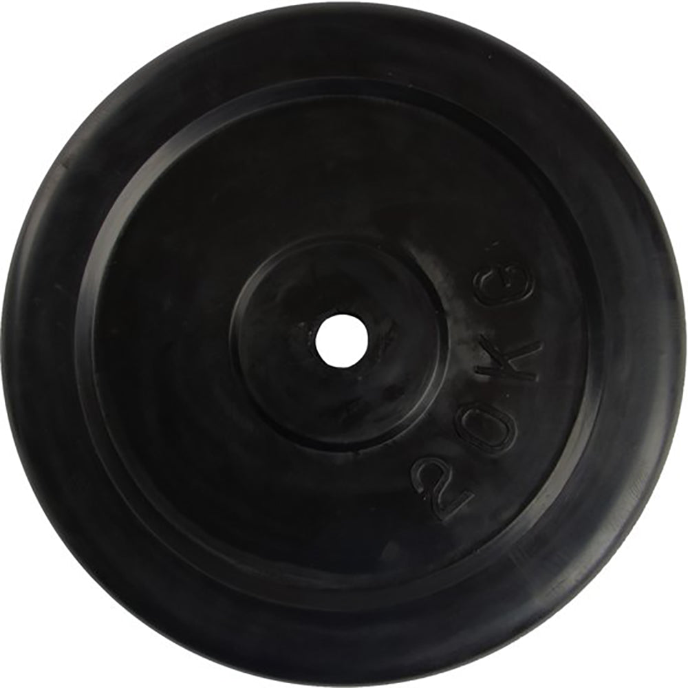 VirtuFit Rubberen Halterschijf - Halter gewicht - 30 mm - 20 kg - Tweedekans
