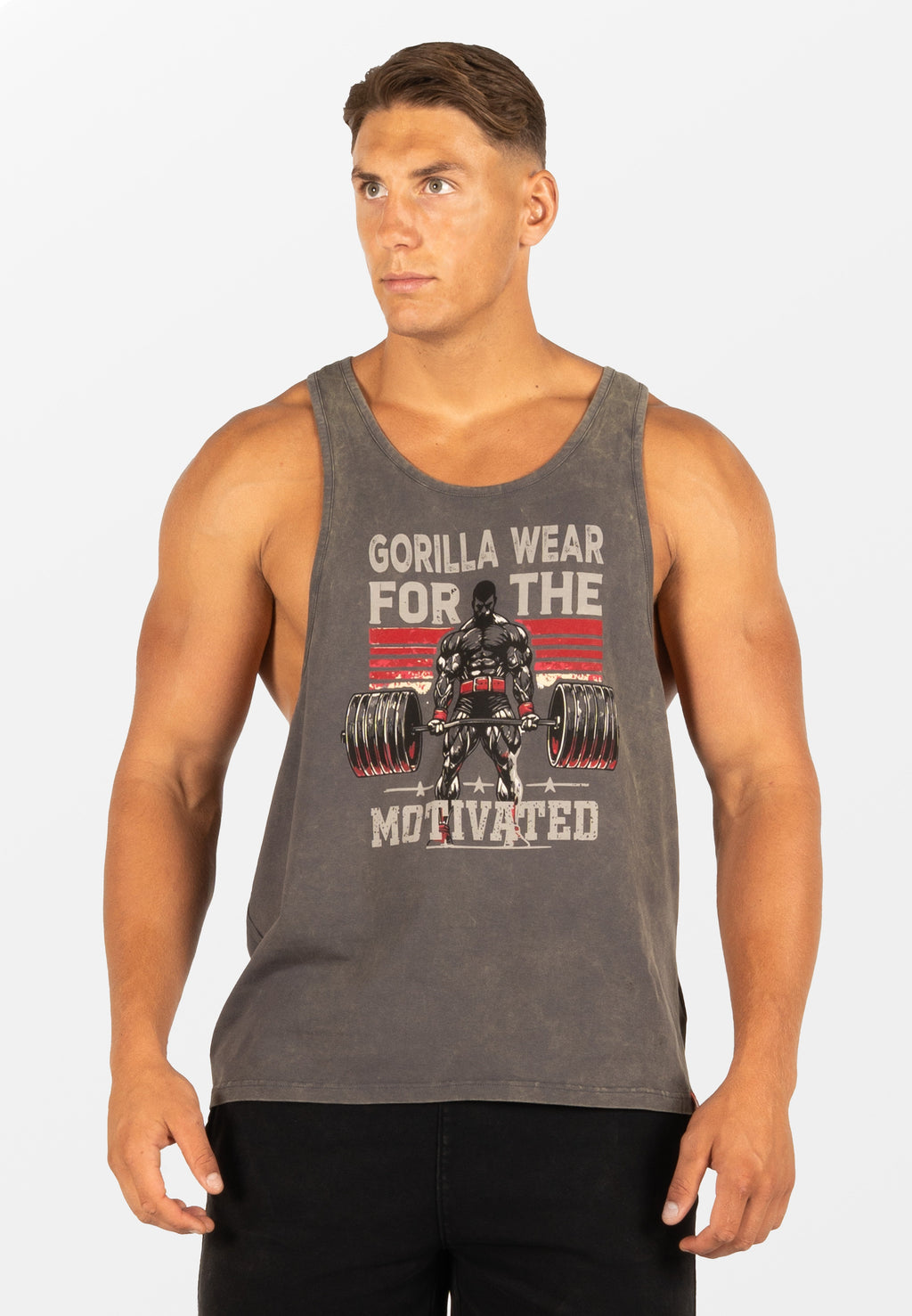 Gorilla Wear Churchill Stringer - Gris Délavé