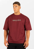 Gorilla Wear Callaway Oversized T-shirt - Bourgogne