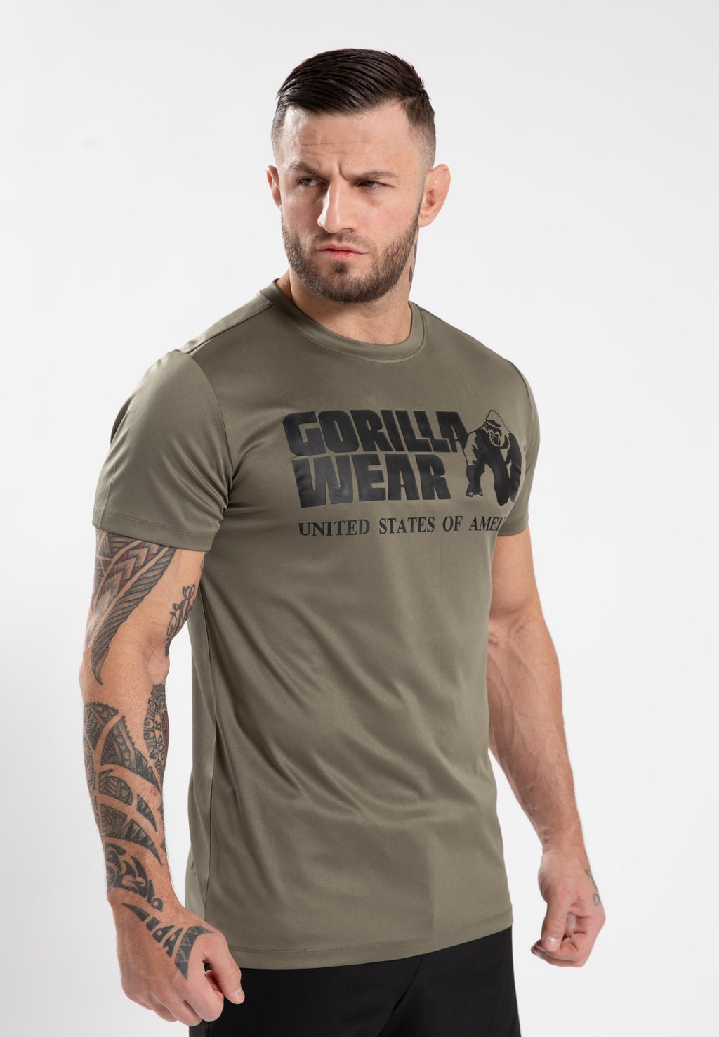 Gorilla Wear Classic Training T-shirt - Vert Armée