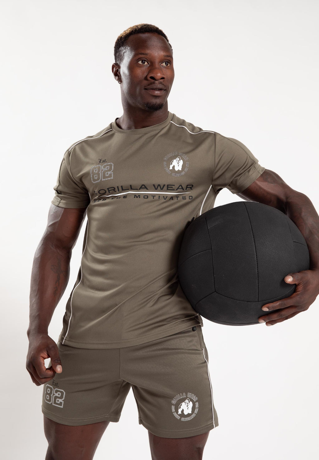 Gorilla Wear Broxton T-shirt - Vert Armée
