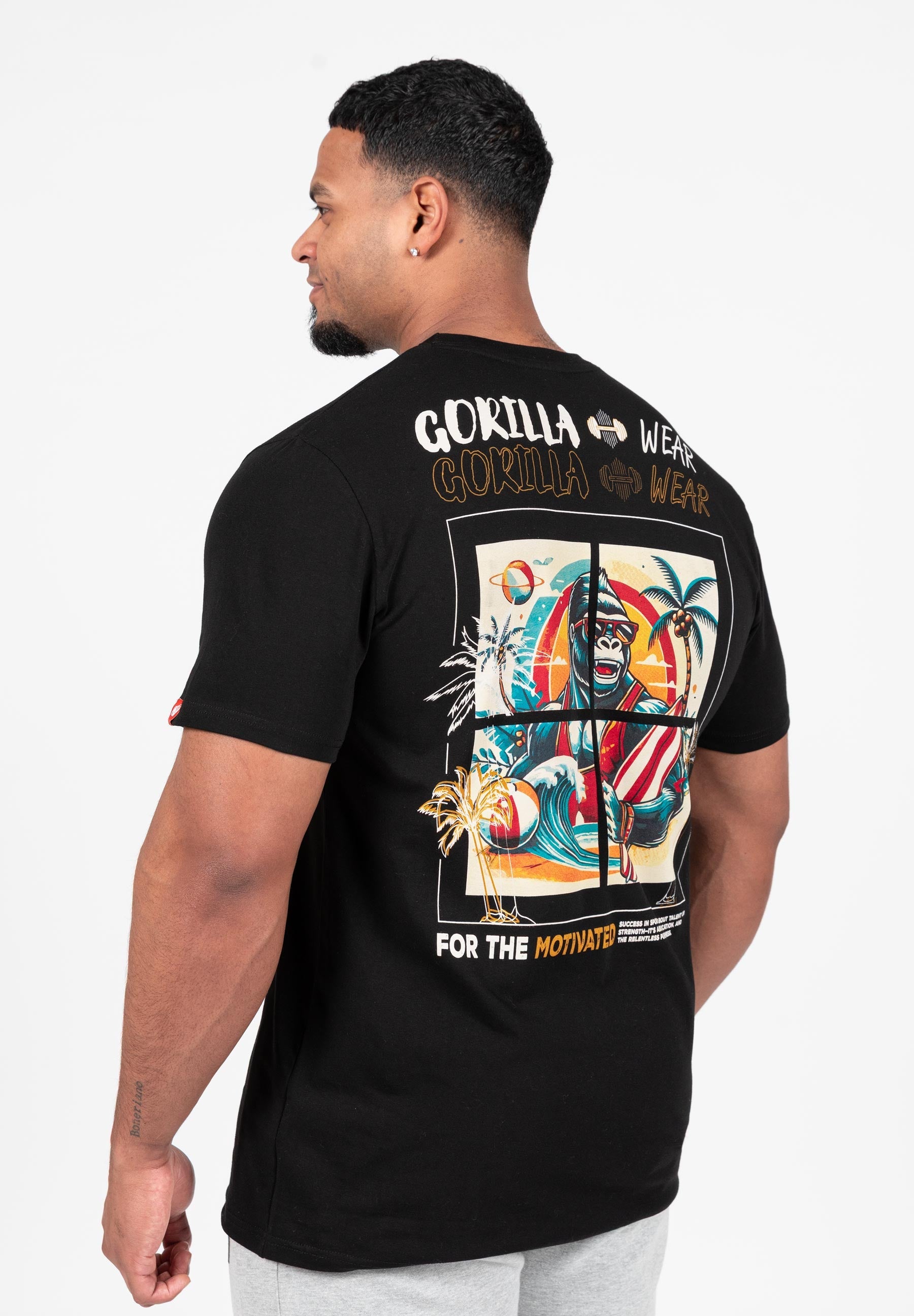 Gorilla Wear T-shirt Santa Cruz - Noir